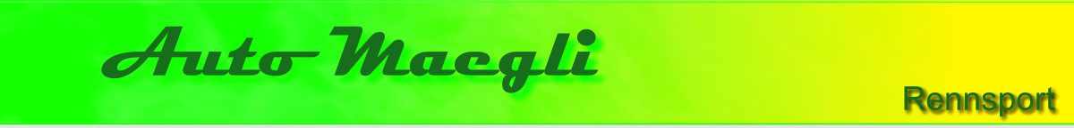 Rennsport  Auto Maegli
